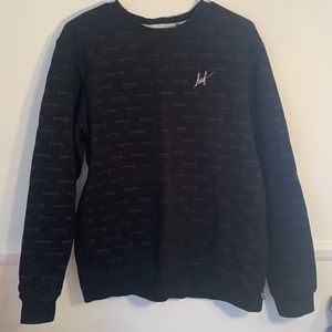 Huf x Thrasher Black Crewneck Sweatshirt
